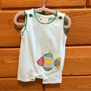 Jellybean baby Romper 🐠 NWT - 6 mo.